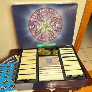 2000 Who Wants to Be a Millionaire Board Game – Complete & Unplayed
